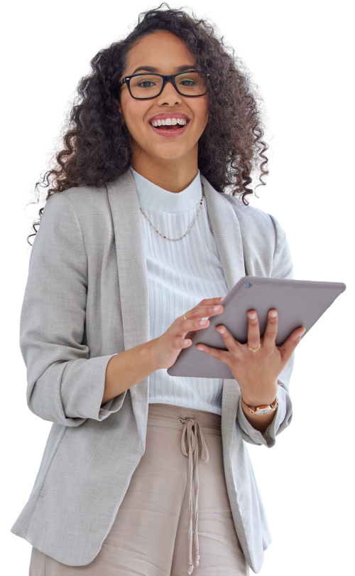portrait-of-a-young-businesswoman-using-a-digital-2023-11-27-05-27-23-utc